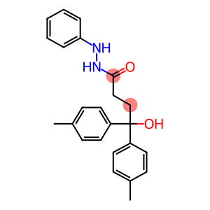 4-hydroxy-4,4-bis(4-methylphenyl)-N'-phenylbutanohydrazide