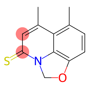 2H,4H-Oxazolo[5,4,3-ij]quinoline-4-thione,  6,7-dimethyl-