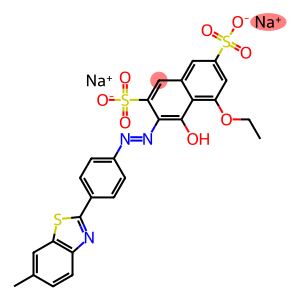 5-ethoxy-4-hydroxy-3-[[4-(6-methylbenzothiazol-2-yl)phenyl]azo]naphthalene-2,7-disulphonic acid, sodium salt
