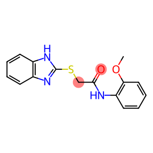 Acetamide, 2-(1H-benzimidazol-2-ylthio)-N-(2-methoxyphenyl)-