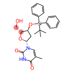 ((2R,4S,5R)-4-(tert-butyldiphenylsilyloxy)-5-(hydroxyMethyl)-tetrahydrofuran-2-yl)-5-MethylpyriMidine-2,4(1H,3H)-dione