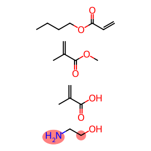 2-Propenoic acid, 2-methyl-, polymer with butyl 2-propenoate and methyl 2-methyl-2-propenoate, monoethanolamine salt