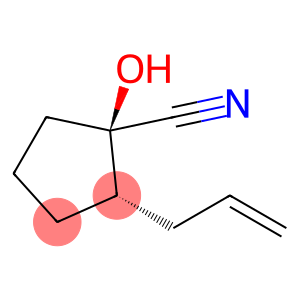Cyclopentanecarbonitrile, 1-hydroxy-2-(2-propen-1-yl)-, (1R,2S)-rel-