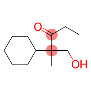 3-Pentanone, 2-cyclohexyl-1-hydroxy-2-methyl-