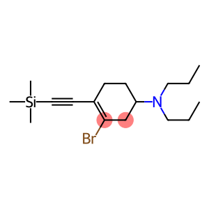 3-Cyclohexen-1-amine, 3-bromo-N,N-dipropyl-4-[(trimethylsilyl)ethynyl]-
