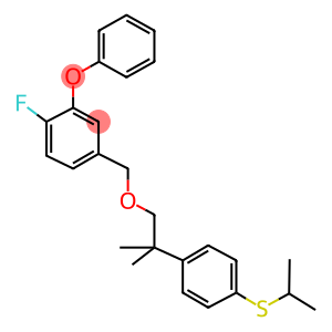 1-Fluoro-4-((2-(4-((1-methylethyl)thio)phenyl)-2-methylpropoxy)methyl) -2-phenoxybenzene