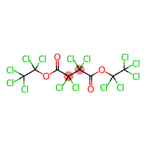 Butanedioic acid, 2,2,3,3-tetrachloro-, 1,4-bis(1,1,2,2,2-pentachloroethyl) ester