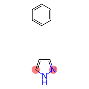 1H-Pyrazole, compd. with benzene (1:1)