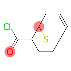 9-Thiabicyclo[3.3.1]non-6-ene-2-carbonyl chloride, endo- (9CI)