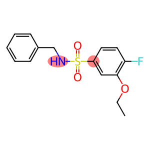 N-benzyl-3-ethoxy-4-fluorobenzenesulfonamide