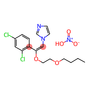 1-(2-(2-Butoxyethoxy)-2-(2,4-dichlorophenyl)ethenyl)-1H-imidazole nitr ate