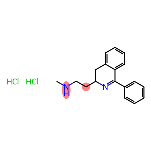 3-Isoquinolineethanamine,3,4-dihydro-N-methyl-1-phenyl-, hydrochloride (1:2)