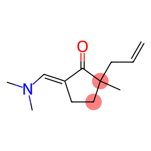 Cyclopentanone, 5-[(dimethylamino)methylene]-2-methyl-2-(2-propenyl)-, (5E)- (9CI)