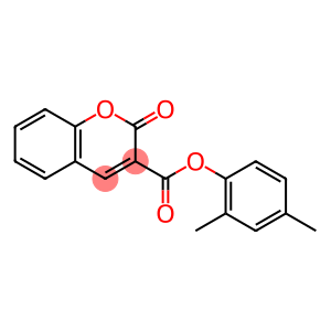 2H-1-Benzopyran-3-carboxylic acid, 2-oxo-, 2,4-dimethylphenyl ester