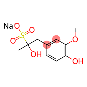 SODIUM 2-HYDROXY-1-(4-HYDROXY-3-METHOXYPHENYL)PROPANE-2-SULFONATE