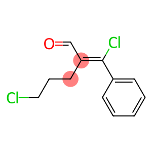 5-chloro-2-(chlorophenylmethylene)valeraldehyde