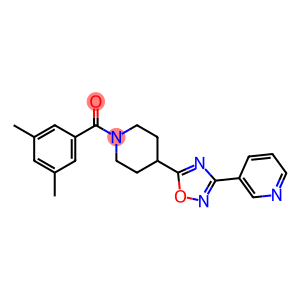 (3,5-DIMETHYL-PHENYL)-[4-(3-PYRIDIN-3-YL-[1,2,4]-OXADIAZOL-5-YL)-PIPERIDIN-1-YL]-METHANONE