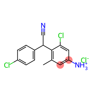 [4-[(4-chlorophenyl)cyanomethyl]-5-chloro-m-tolyl]ammonium chloride
