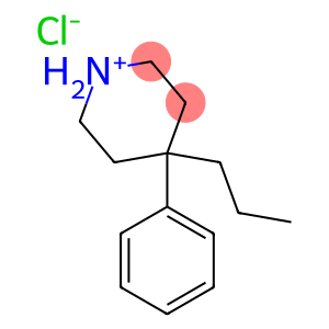 4-phenyl-4-propylpiperidinium chloride