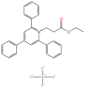 1-(3-Ethoxy-3-oxopropyl)-2,4,6-triphenylpyridin-1-ium tetrafluoroboranuide