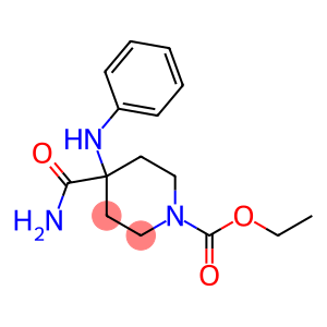ethyl 4-carbamoyl-4-(phenylamino)piperidine-1-carboxylate