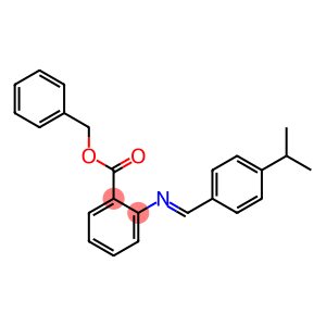 benzyl 2-[[[4-(1-methylethyl)phenyl]methylene]amino]benzoate
