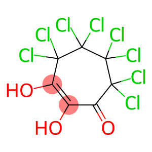 2-Cyclohepten-1-one, 4,4,5,5,6,6,7,7-octachloro-2,3-dihydroxy-