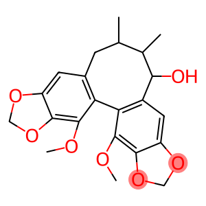 5,6,7,8-Tetrahydro-13,14-dimethoxy-6,7-dimethylcycloocta[1,2-f:3,4-f']bis[1,3]benzodioxol-5-ol