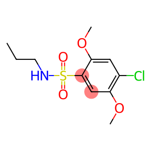 4-chloro-2,5-dimethoxy-N-propylbenzenesulfonamide