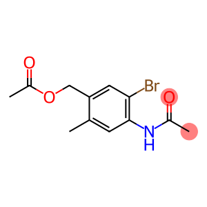 Acetamide, N-[4-[(acetyloxy)methyl]-2-bromo-5-methylphenyl]-