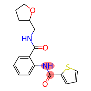 N-(2-{[(tetrahydro-2-furanylmethyl)amino]carbonyl}phenyl)-2-thiophenecarboxamide