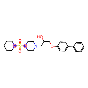 1-([1,1'-biphenyl]-4-yloxy)-3-[4-(1-piperidinylsulfonyl)-1-piperazinyl]-2-propanol