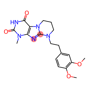 8-[2-(3,4-Dimethoxy-phenyl)-ethyl]-1-methyl-5,6,7,8-tetrahydro-1H-1,3,4b,8,9-pentaaza-fluorene-2,4-dione