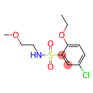 5-chloro-2-ethoxy-N-(2-methoxyethyl)benzenesulfonamide