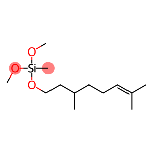 [(3,7-dimethyl-6-octenyl)oxy]dimethoxymethylsilane