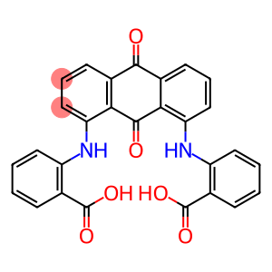 2,2'-[(9,10-dihydro-9,10-dioxo-1,8-anthrylene)diimino]bisbenzoic acid