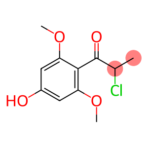 1-Propanone, 2-chloro-1-(4-hydroxy-2,6-dimethoxyphenyl)-