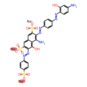 trisodium 4-amino-3-[[4-[(4-amino-2-hydroxyphenyl)azo]phenyl]azo]-5-hydroxy-6-[(4-sulphonatophenyl)azo]naphthalene-2,7-disulphonate