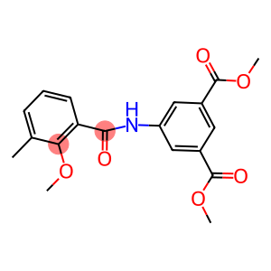 dimethyl 5-[(2-methoxy-3-methylbenzoyl)amino]isophthalate