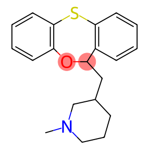 3-(11H-dibenzo[b,e][1,4]oxathiepin-11-ylmethyl)-1-methylpiperidine