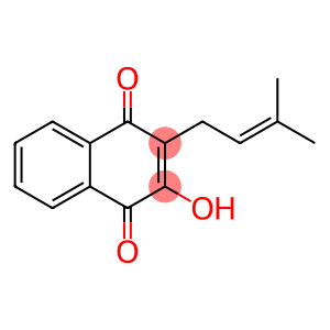 1,4-Naphthoquinone, 2-hydroxy-3-(3-methyl-2-butenyl)-