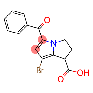 1H-Pyrrolizine-1-carboxylic acid, 5-benzoyl-7-bromo-2,3-dihydro-