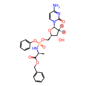 N-(2'-脱氧-2',2'-二氟-P-苯基-5'-胞苷酰)-L-丙氨酸苄酯