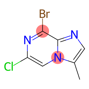 8-溴-6-氯-3-甲基咪唑并[1,2-a]吡嗪