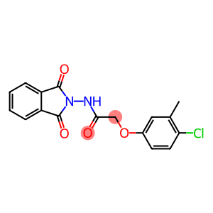 2-(4-chloro-3-methylphenoxy)-N-(1,3-dioxo-1,3-dihydro-2H-isoindol-2-yl)acetamide