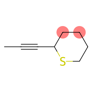 2H-Thiopyran, tetrahydro-2-(1-propynyl)- (9CI)