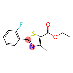 Ethyl 2-(2-fluorophenyl)-4-methyl-1,3-thiazole-5-carboxylate