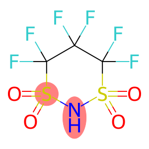 4,4,5,5,6,6-hexafluoro-1,3,2-dithiazinane 1,1,3,3-tetraoxide