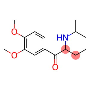 3',4'-dimethoxy-2-(isopropylamino)butyrophenone