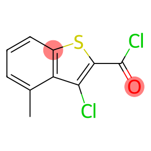 3-chloro-4-methyl-2-benzothiophenecarbonyl chloride